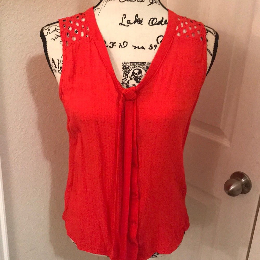 Cute stitch fix red blouse
